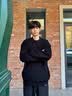 卡图弛cleanfit黑色重磅圆领卫衣男秋季美式复古痞帅长袖内搭打底衫上衣 黑色 XL 实拍图
