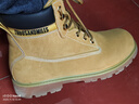 马登工装大黄靴男秋季新款休闲中帮男士马丁靴户外登山靴英伦风靴子 砂黄 【工装靴/美式复古马丁靴/高帮男鞋冬季/马丁鞋】 37 (235mm) 女码 实拍图