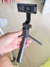 超迷你手机自拍杆蓝牙抖音直播一体式伸缩便携拍照摄影支架三脚架通用 黑色基础款不带灯 实拍图