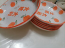 碗盘套装家用大吉大利釉下彩乔迁餐具新婚礼品碗蝶筷组合 7.0英寸菜盘【6只装】 大桔大利 实拍图