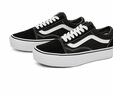 VANS万斯范斯官方 Old Skool Platform男女鞋板鞋低帮 黑色 36 实拍图
