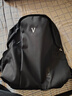 奇中 原创设计书包男生大学生ins小众简约休闲潮流小学生大容量背包女 日系韩版原宿高中生初中生双肩包 黑色 实拍图