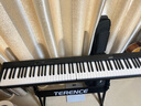 特伦斯折叠钢琴88键便携式电钢琴成人儿童电子琴重力度键盘V30pro家用 炫酷黑+专用琴包+Z型琴架 实拍图
