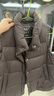 坦博尔羽绒服马甲女立领宽松外搭短款羽绒背心外套巧克力170 实拍图