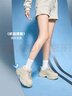 骆驼（CAMEL）老爹鞋女网面厚底老爹鞋舒适增高运动休闲运动鞋子 L24S283078杏色【四季款】 39 实拍图