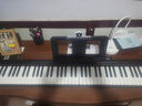 特伦斯电子琴88键折叠琴成人儿童初学电钢键盘教学乐器V10家用便携钢琴 典雅黑 实拍图