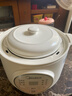 美的（Midea）电炖锅1-2人 隔水炖家用 炖盅陶瓷炖汤盅电砂锅白瓷内胆 迷你电炖盅 婴儿辅食锅 【隔水柔炖】配蒸笼 DZE1068 1L 实拍图