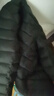 雪中飞男女立领秋羽绒百搭轻薄鸭绒立领修身轻盈隐藏式口袋 宝石黑|8086-女 S 165/88A 实拍图