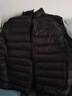 雪中飞秋冬新款男式轻薄羽绒服马甲基础男士短款羽绒秋马甲 宝石黑|8086 XL 180/100A 实拍图