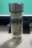 富光玻璃杯双层带茶隔大容量水杯 高档商务泡茶杯 高硼硅杯子500ml 实拍图