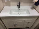 波彼（BOBI）台盆陶瓷一体盆洗手盆单盆阳台浴室柜卫生间半嵌入洗脸面盆池定制 【100*48CM】盆+弹跳下水+防臭管 实拍图