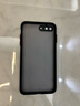 暴走适用苹果8plus/7plus手机壳iPhone7P/8P保护套镜头全包防摔防指纹魔方硅胶直边撞色透明磨砂黑 实拍图