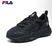 FILA斐乐女鞋跑步鞋火星二代复古老爹鞋运动鞋休闲慢跑鞋MARS Ⅱ 黑色-BK-F12W141116F 36.5 实拍图