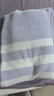 ubras【刘雯同款】慕斯绒条纹保暖加绒家居服套装女加厚加绒睡衣冬季女 女款圆领-柔灰紫色 M 实拍图