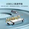 华硕（ASUS）a豆128GB USB3.2Gen 1金属旋转U盘时尚耐用太空银 商务必备学习办公投标电脑通用U300系列 实拍图