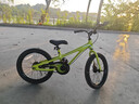 优贝（RoyalBaby）儿童自行车镁合金男女单车 月亮系列5-9岁 宇航员18寸 柠檬绿 实拍图