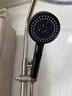 四季沐歌（MICOE）黑色增压淋浴花洒喷头套装 浴室淋浴头花洒手持花洒三件套HS125 实拍图