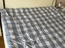 洁丽雅（Grace）床褥软垫舒适透气软垫四季可折叠防滑垫双人床褥1.5米床 灰格 实拍图