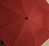 米波迪（Meebordi）8骨弯手柄双人男士商务半自动长柄防风高尔夫伞酒红色可定制 实拍图