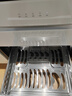 海尔（Haier）130L【小红花厨电-绽放版】嵌入式消毒柜 灭菌舱系列大容量消毒柜三门三抽 白色母婴消毒柜 EB130B 实拍图
