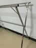 华恺之星晾衣架落地折叠阳台晒衣架不锈钢伸缩晒被子架YJ67三杆钢轮2.0米 实拍图