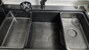 卡琥U8pro集渣304不锈钢水槽大单槽厨房家用左侧排水洗碗槽洗菜盆9050 90×50枪灰【左右下水可选】 实拍图