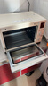 美的（Midea）35L家用多功能烘焙电烤箱 双层玻璃门/精准控温/热风烘烤/搪瓷内胆 PT3530W-D 实拍图