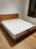 源氏木语实木床卧室双人床北欧原木风橡木月兮大板床1.8m低铺+床垫京享家 实拍图