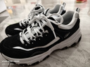 斯凯奇奥利奥|秋季黑白老爹鞋复古熊猫鞋透气厚底增高运动鞋 实拍图