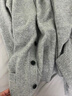 优衣库男装女装柔软绵羊毛V领针织开衫/毛衣毛衫外套25新款478547 04 烟灰色 XL /180/108B 实拍图
