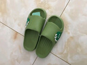 猪爸爸儿童拖鞋男童夏季2025新款家居浴室内防滑女童自营宝宝凉拖鞋绿38 实拍图