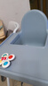 宜家（IKEA）ANTILOP安迪洛高脚椅宝宝餐椅婴儿餐椅儿童椅学坐椅多功能椅子 蓝灰色含托盘 实拍图