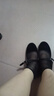 福来红老北京布鞋女鞋厚底黑色坡跟工作鞋防水台女单鞋酒店防滑保洁鞋 A06黑色 升级款牛筋底 39 实拍图