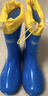 回力儿童雨鞋男童女宝防滑水靴加厚小孩高筒胶鞋中大童防水鞋子 【回力】8055儿童防水口-蓝色 37 【内长23.5cm】 实拍图