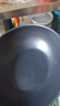 三禾无涂层不粘炒锅炒菜锅钛合金钛钛锅32cm天穹黑配钢铲LC32S1 实拍图
