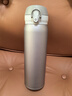 京东京造 保温杯 纯钛弹盖随行【内外纯钛】男女士水杯子 灰色 500ml 实拍图