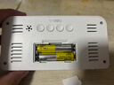 得力（deli）儿童节礼物多功能背光电子闹钟儿童智能钟学生专用起床神器开学必备 白LE103开学必备礼物开学季 实拍图