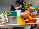 星涯优品儿童玩具积木桌大颗粒DIY多功能男女孩收纳游戏桌子3-6岁生日礼物 实拍图
