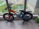 凤凰山地自行车男女变速山地车碟刹青少年儿童自行车学生单车 星际 橙蓝【变速+三刀轮】 22寸【适合130-170cm】 实拍图