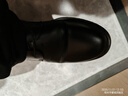 回力官方皮鞋男2025秋冬季加绒正装鞋商务男鞋保暖男士棉鞋 黑色 41 实拍图
