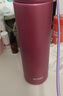 虎牌（TIGER）保温保冷杯轻便办公不锈钢男女水杯MMZ-A35C-PF 霜花粉 350ml 实拍图