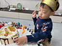 巴拉巴拉童装儿童毛衫男童女童圣诞毛衣秋冬装套头衫宽松 蓝色调00488 110 cm 实拍图