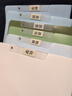 得力(deli)5个装A3旋转抽杆夹双抽杆试卷夹文件夹渐变色小学生初中生高中生试卷收纳 PP686绿色 实拍图