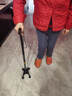 神火（SupFire）拐杖老人辅助行走医四脚防摔老年用拐棍户外四角防滑轻便手杖 实拍图