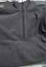 优衣库男装柔滑弹力摇粒绒半拉链套头衫/长袖25秋冬新款481184 08 深灰色 XL /180/108B 实拍图