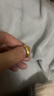 梦金园黄金戒指 古法足金泥鳅背素圈可调节指环男女同款戒 生日礼物 约8.40g-面宽约6mm-克重多退少补 晒单实拍图