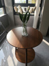 姗姗木艺茶几客厅小桌子小户型双层圆桌简约矮桌家用咖啡桌 实拍图