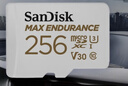 闪迪（SanDisk）256GB TF（MicroSD）内存卡 4K V30 U3 适用于家庭监控及行车记录仪内存卡 坚固耐用 更久录制时长 实拍图