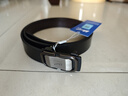 回力皮带男士真皮无牙内穿自动扣腰带时尚商务纯中青年潮流牛皮裤腰带 黑色款式一【质保十年用断换新】 实拍图