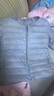 雪中飞26新款女式羽绒服内恤轻薄短款可外穿百搭保暖休闲舒适气质圆领 静谧灰|8210 M /165/88A 实拍图